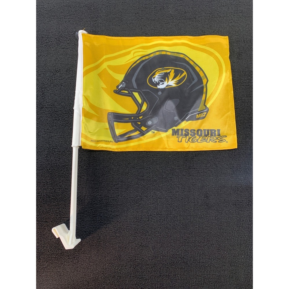 Missouri Tigers Football Car Window Flag NCAA Rico Industries‎ Team Spirit